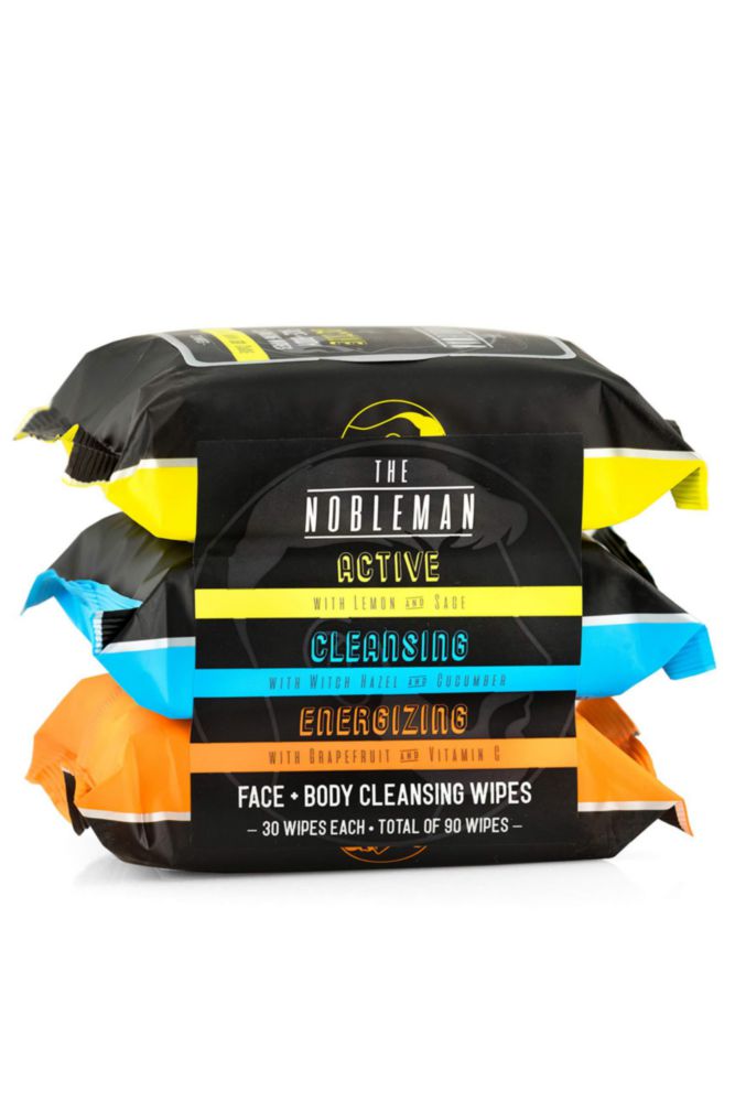 Toallitas limpiadoras The Nobleman - Pack de 3 (90 unidades)