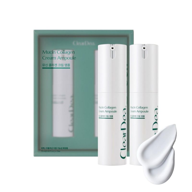 Crema facial ClearDea 30 ml Ampolla de colágeno y mucina