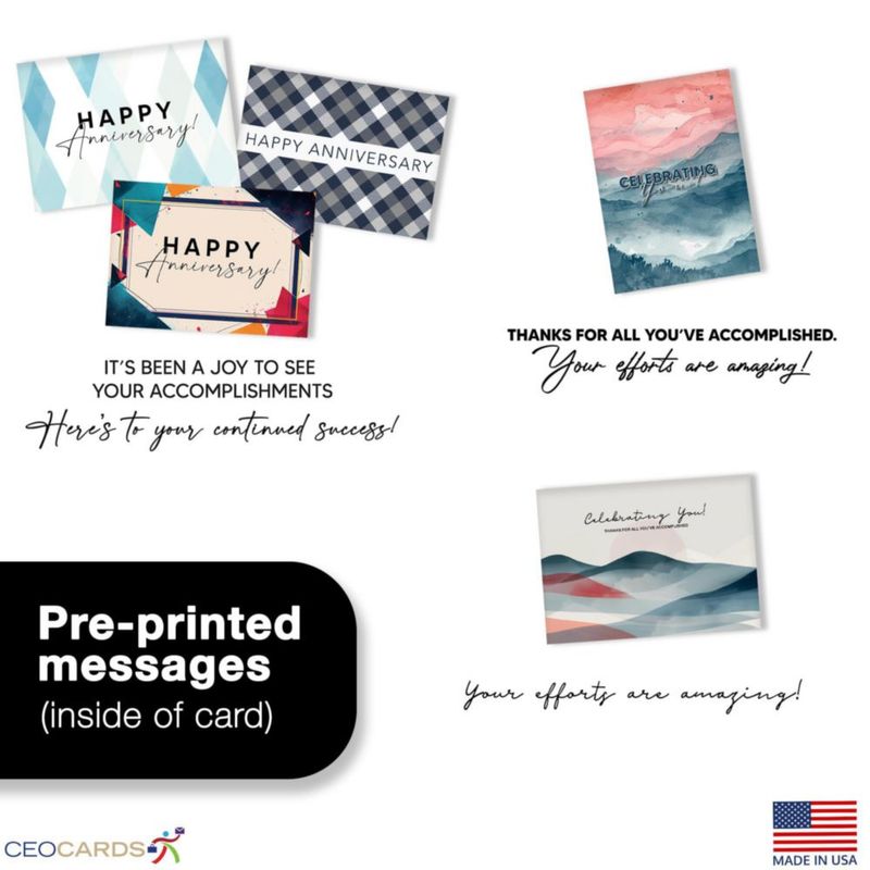 Tarjetas de felicitación CEO Cards 25 unidades - Set variado