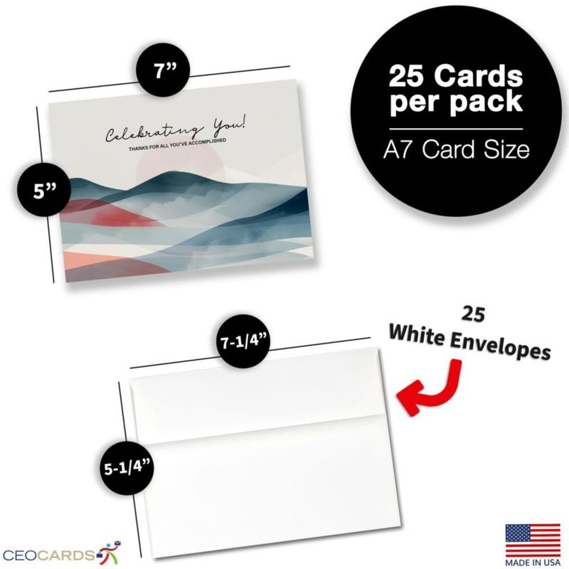 Tarjetas de felicitación CEO Cards 25 unidades - Set variado