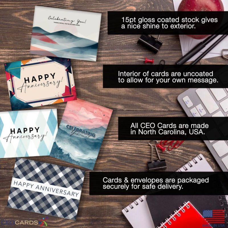 Tarjetas de felicitación CEO Cards 25 unidades - Set variado
