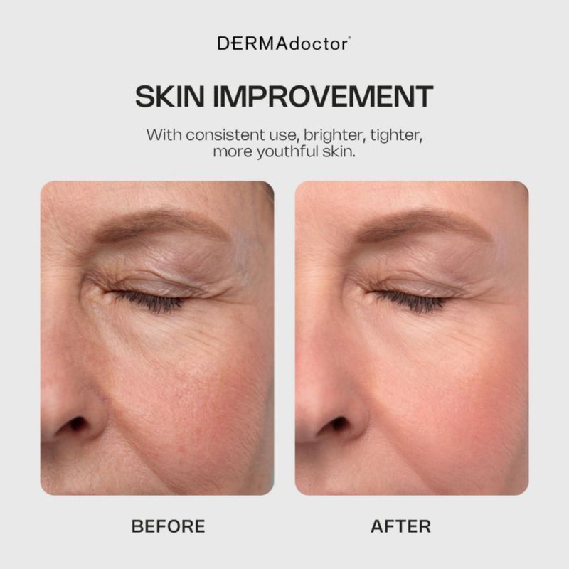 Limpiador facial DERMAdoctor 210 ml con ácido glicólico antiarrugas