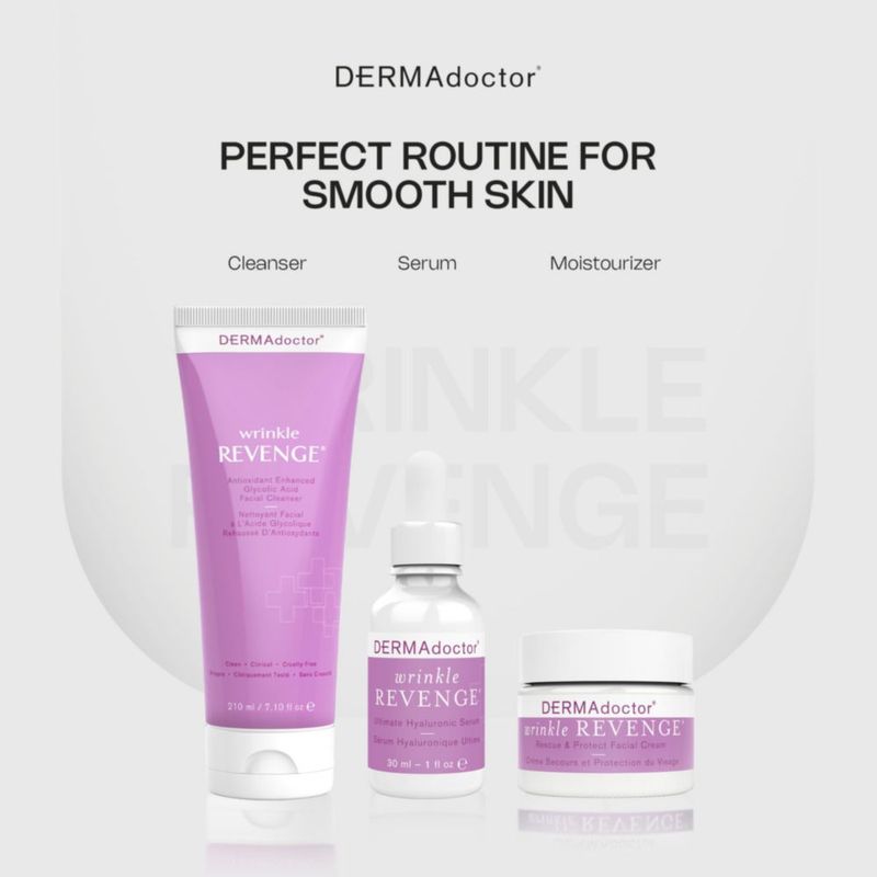 Limpiador facial DERMAdoctor 210 ml con ácido glicólico antiarrugas