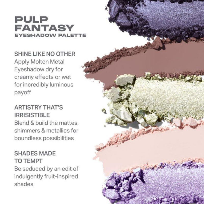 Paleta de sombras de ojos MORPHE 0.35 oz con acabados metalizados mate y con brillo