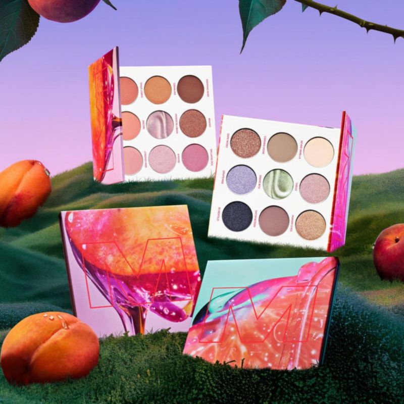 Paleta de sombras de ojos MORPHE 0.35 oz con acabados metalizados mate y con brillo