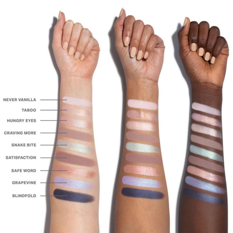 Paleta de sombras de ojos MORPHE 0.35 oz con acabados metalizados mate y con brillo