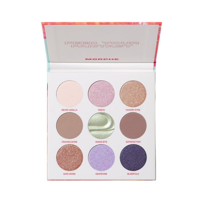 Paleta de sombras de ojos MORPHE 0.35 oz con acabados metalizados mate y con brillo