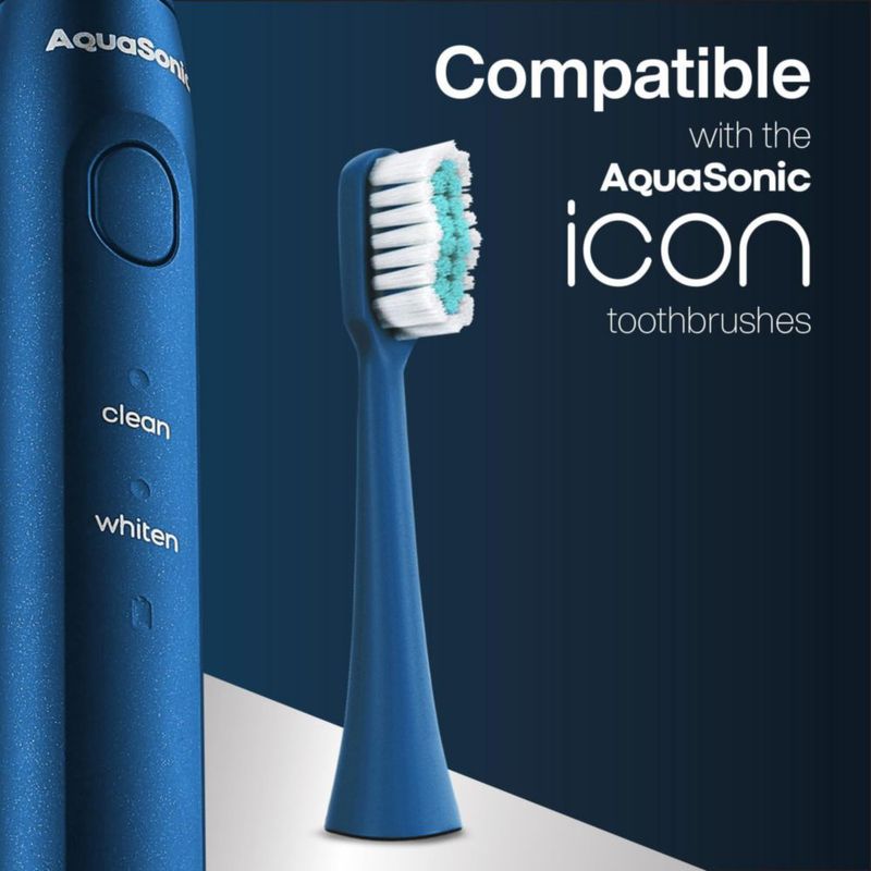 Pack de 6 cabezales Aquasonic Icon color navy