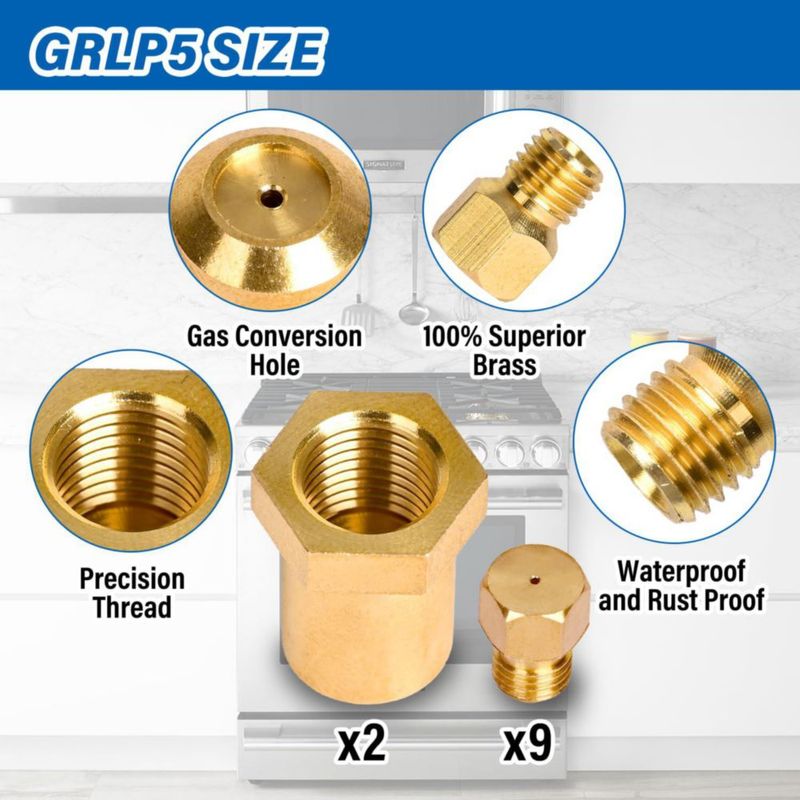 Kit de Conversión de Gas Natural a Propano LP Mivonte Frigidaire (Reemplazo A22390101)