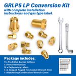 Kit de Conversión de Gas Natural a Propano LP Mivonte Frigidaire (Reemplazo A22390101)
