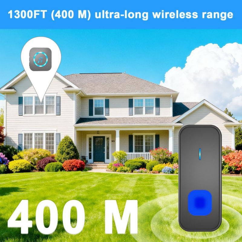 Timbre SURFOU inalámbrico alcance de 390 m 55 tonos