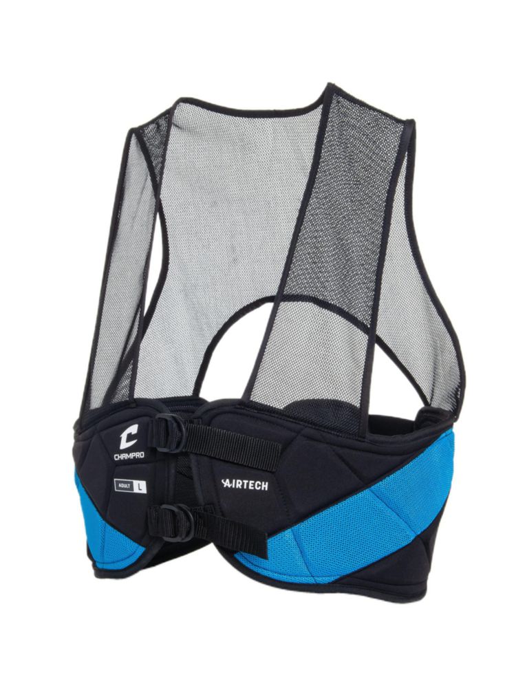 Chaleco protector de costillas CHAMPRO Air Tech 3 Adulto Mediano Negro