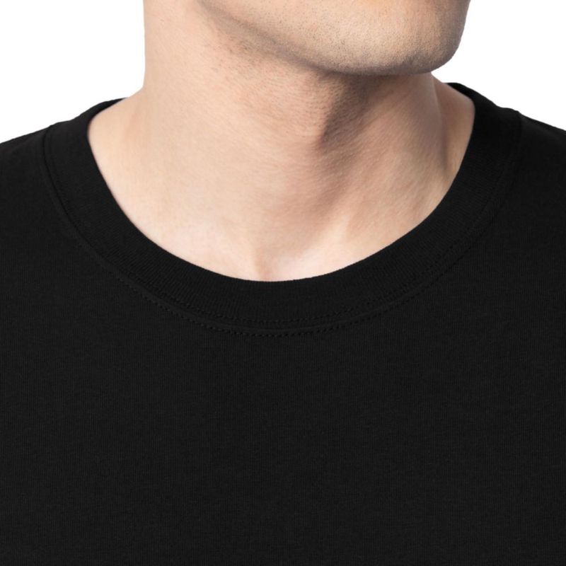 Camiseta Fruit of the Loom 4XL Negra pack de 2 con bolsillo