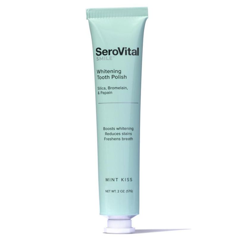 Pulidor Dental Serovital 57 g Blanqueador y Eliminador de Manchas