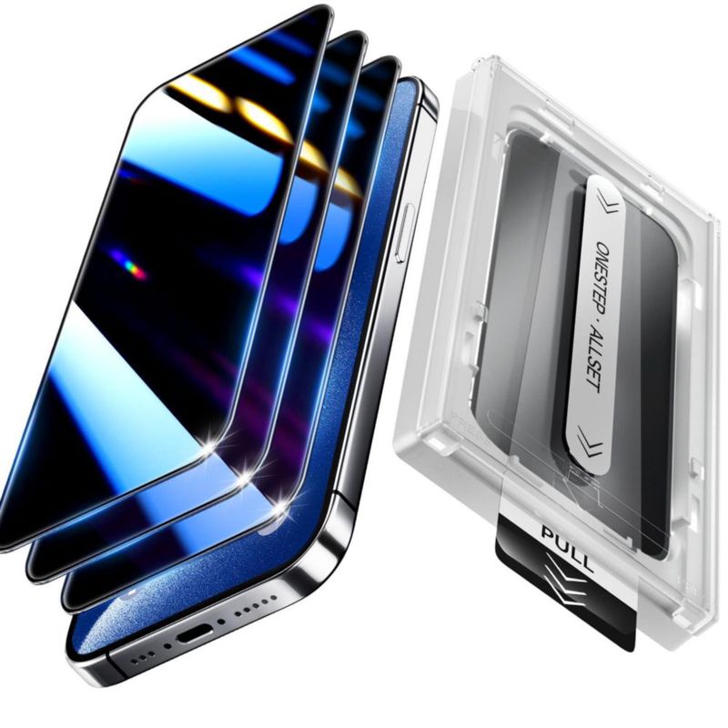 Protector de pantalla Sombbry para iPhone 15 Pro Max - Pack de 3
