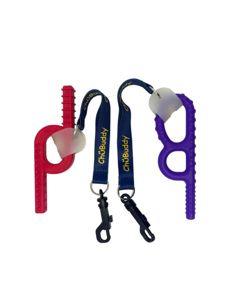 Portadores de Juguetes para Morder CHU-BUDDY Pack 2 de 20 cm Azul Marino