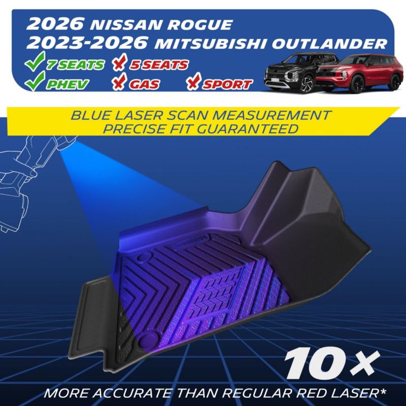Alfombrillas Michelin para Nissan Rogue PHEV 2026 de 7 plazas