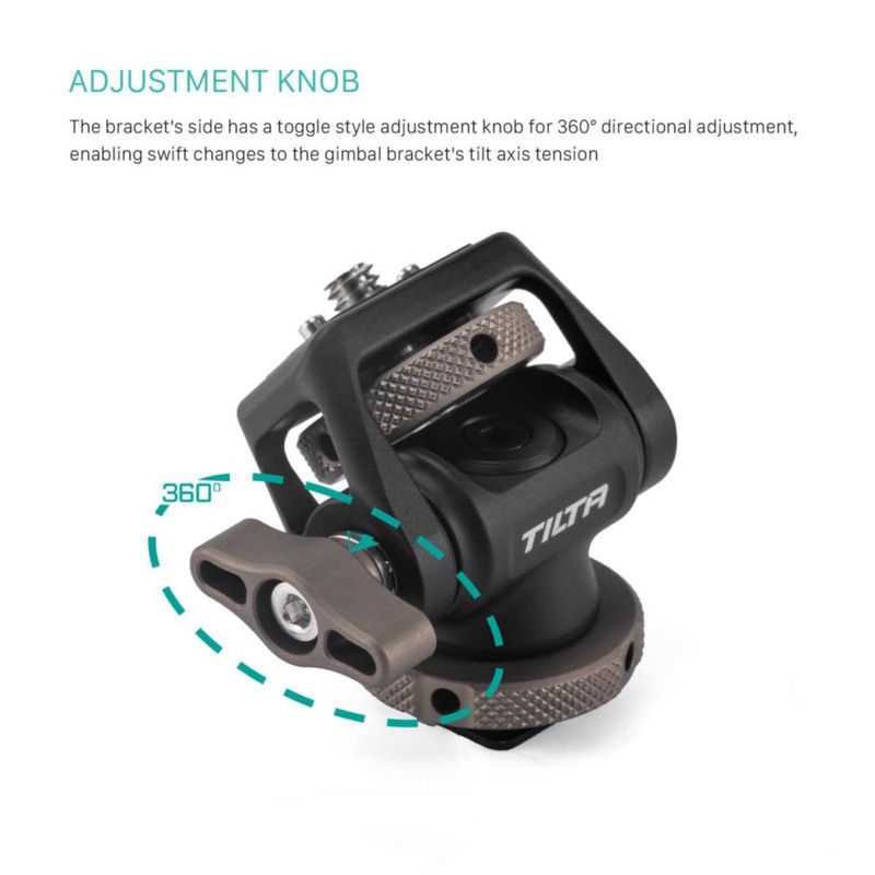 Soporte para Monitor Tilta 1/4\"-20 2 kg Rotación 360°