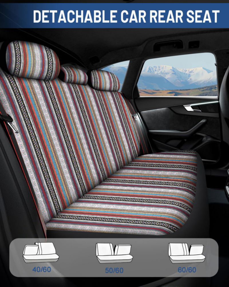 Fundas de asiento Sino Salected 6 piezas estilo Baja rojo