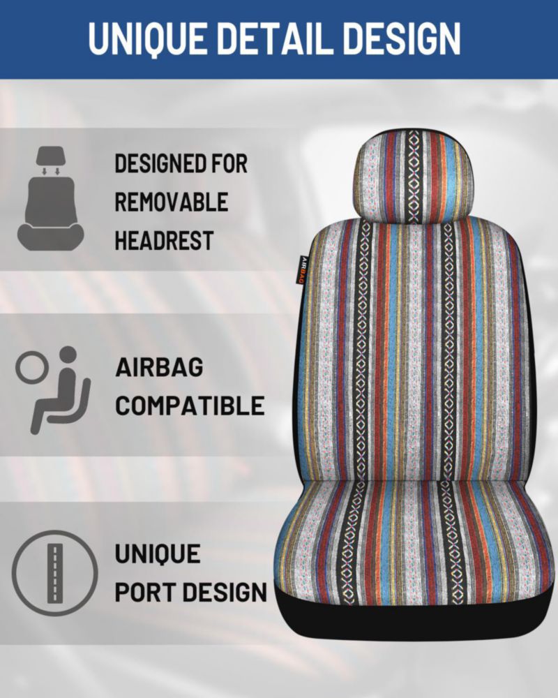 Fundas de asiento Sino Salected 6 piezas estilo Baja rojo
