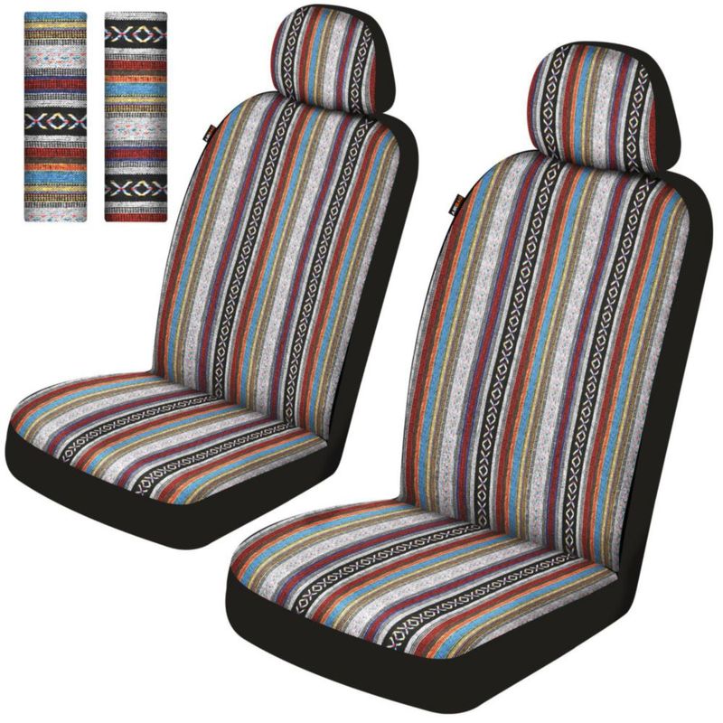 Fundas de asiento Sino Salected 6 piezas estilo Baja rojo