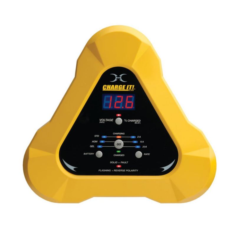 Cargador de Baterías Clore Automotive 12V 20A Inteligente Amarillo