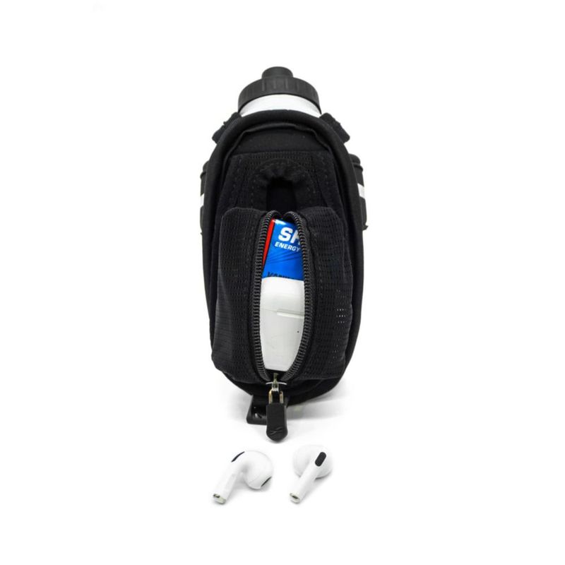 Fitletic HydraPocket Botella de mano negra 355 ml