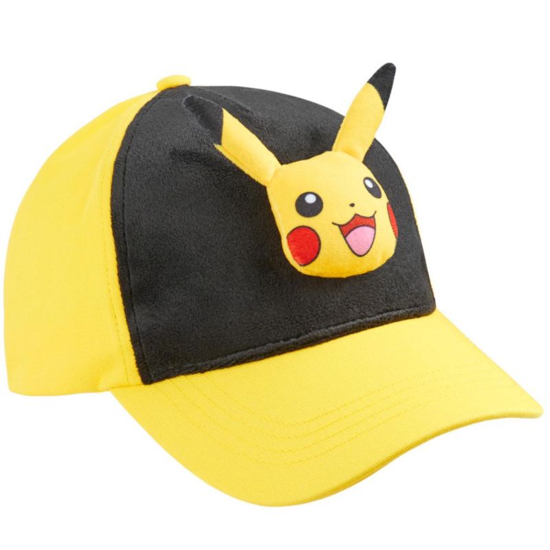 Gorra Pokémon para niños con diseño 3D Pikachu/Bulbasaur 56 cm