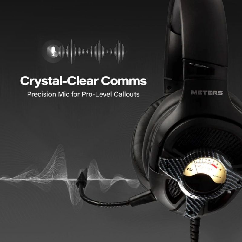 AURICULARES Meters Level-Up RGB 7.1 USB Carbon