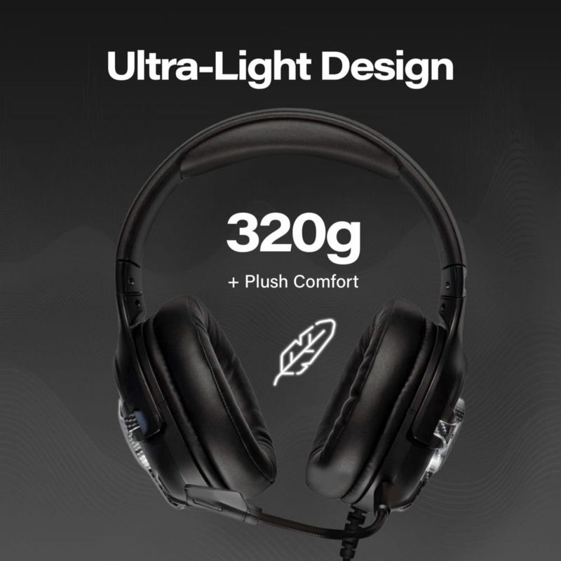 AURICULARES Meters Level-Up RGB 7.1 USB Carbon