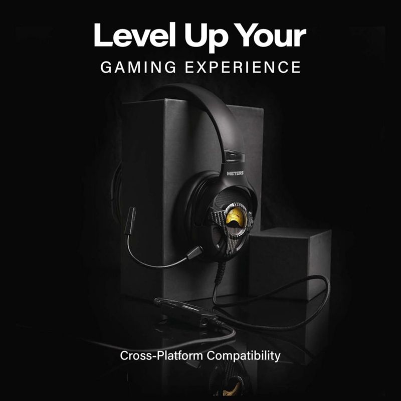AURICULARES Meters Level-Up RGB 7.1 USB Carbon