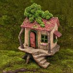 Escultura PRETMANNS Casa del árbol 23 cm para jardín exterior