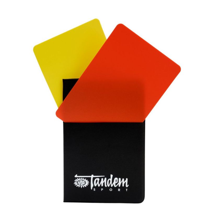Tarjetas de Penalización Tandem Sport Rojo/Amarillo
