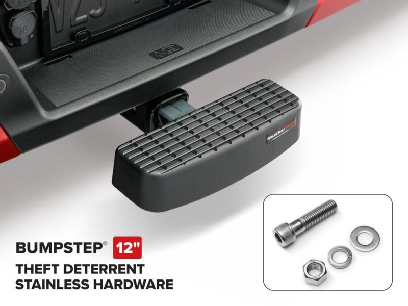 Escalón BumpStep WeatherTech 30 cm para receptor de enganche de 2 pulgadas