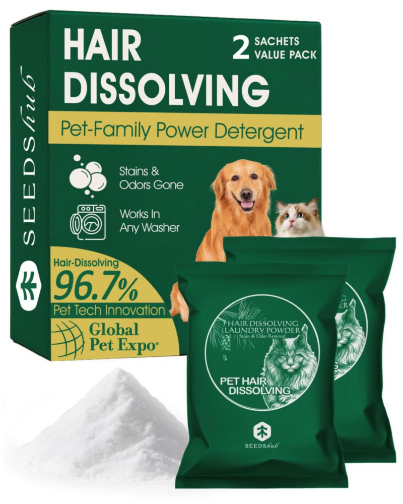 Removedor de Pelo de Mascota Seedshub - Suministro de 2 Semanas (97 g)