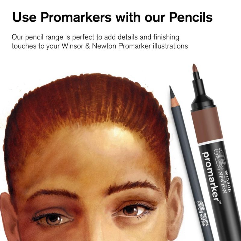 Lápices de carbón Winsor & Newton 6 unidades Studio