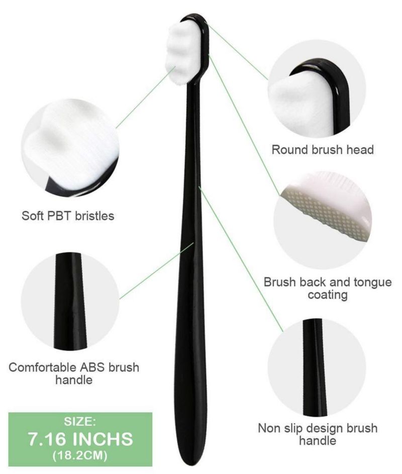 Cepillo de dientes EasyHonor 4 unidades extra suave 18 cm