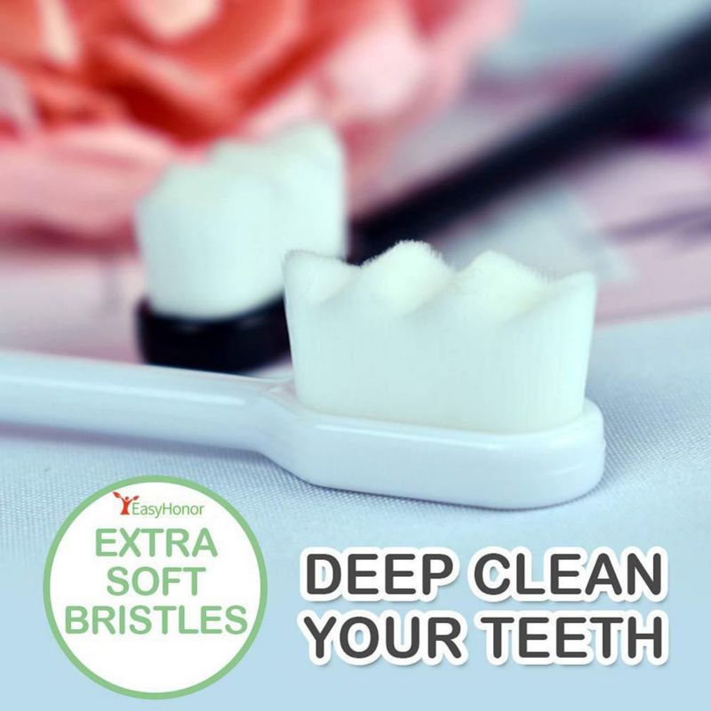 Cepillo de dientes EasyHonor 4 unidades extra suave 18 cm
