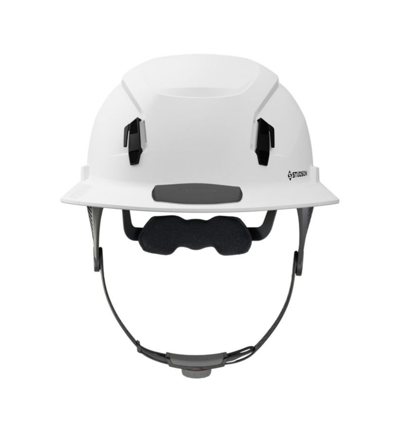 STUDSON SHK-1 Casco de Seguridad Clase E sin Ventilación con Visera Completa y Barra Alta | ANSI Z89.1 Tipo I y Tipo II | Clasificación Eléctrica