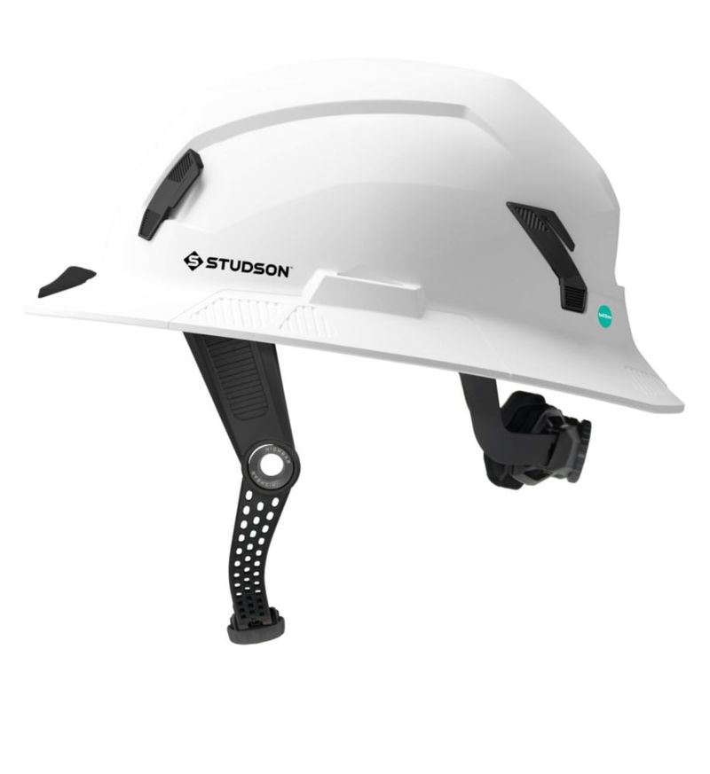 STUDSON SHK-1 Casco de Seguridad Clase E sin Ventilación con Visera Completa y Barra Alta | ANSI Z89.1 Tipo I y Tipo II | Clasificación Eléctrica