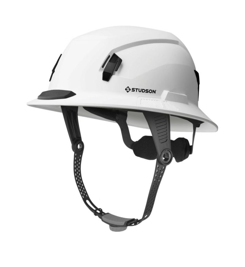 STUDSON SHK-1 Casco de Seguridad Clase E sin Ventilación con Visera Completa y Barra Alta | ANSI Z89.1 Tipo I y Tipo II | Clasificación Eléctrica