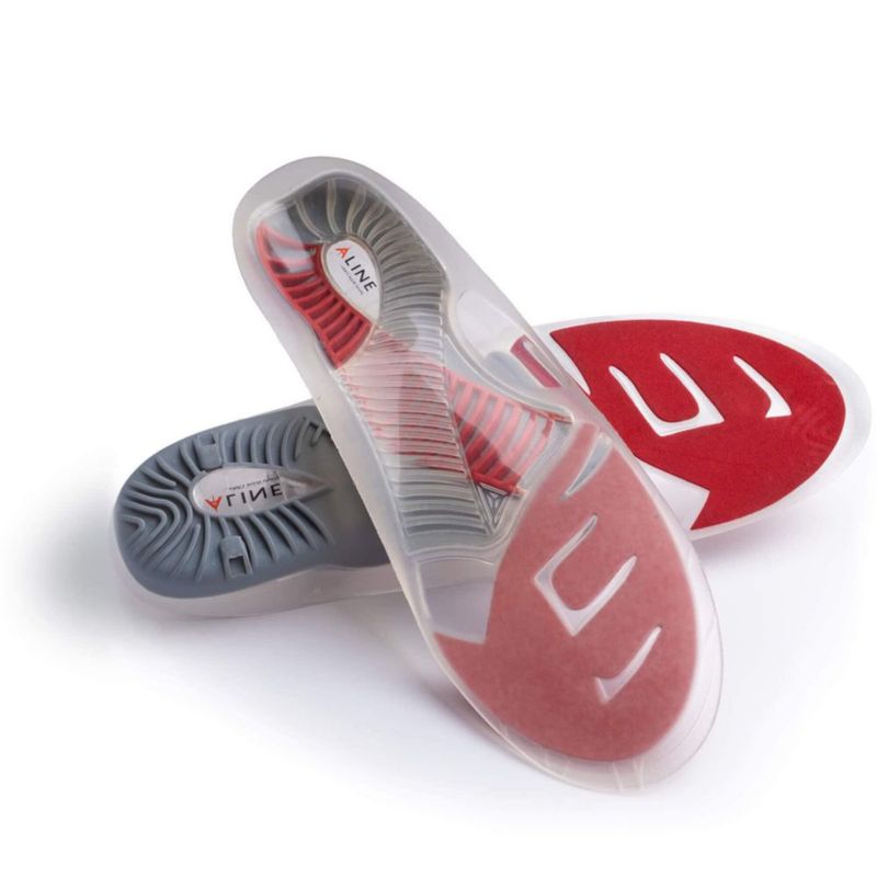 Plantillas ALINE rojas para hombre 6.5‑7.5 / mujer 7.5‑8.5