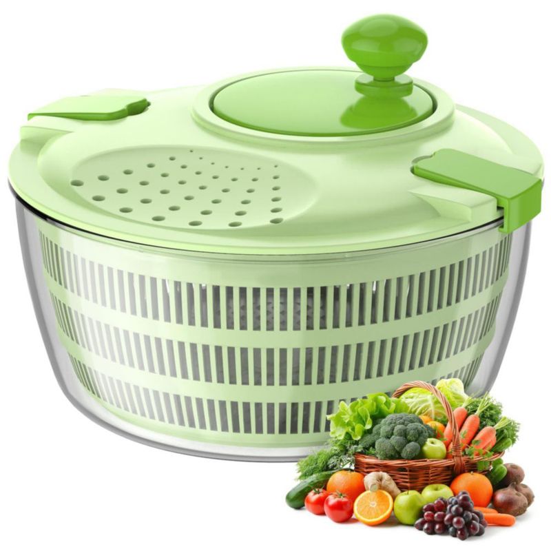 Centrifugador de Ensaladas Vihoom 4.4 QT Cuenco y Cesta