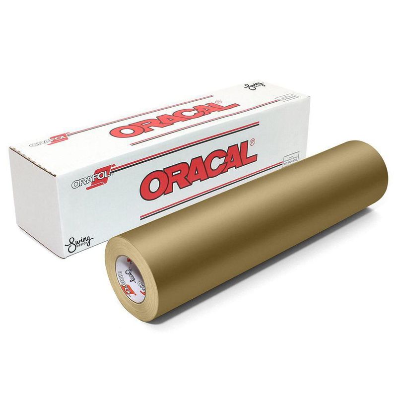 Vinilo ORACAL 30 cm x 18 m Oro Metálico