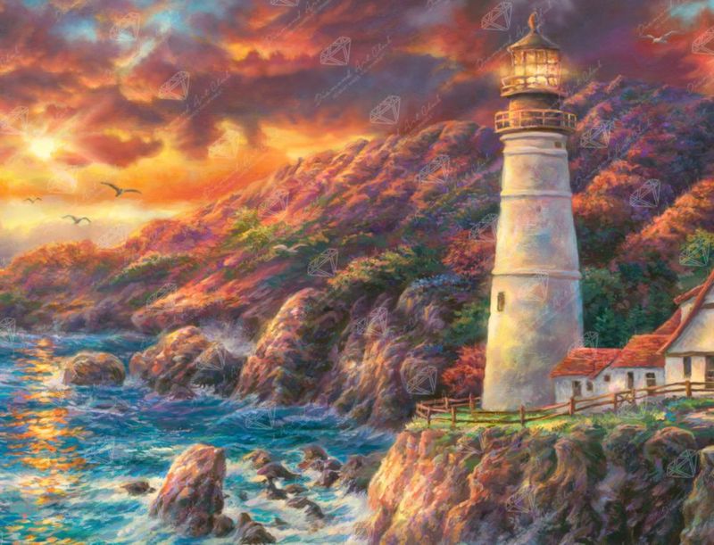 Kit de Pintura con Diamantes DIAMOND ART CLUB Apex of Fate
