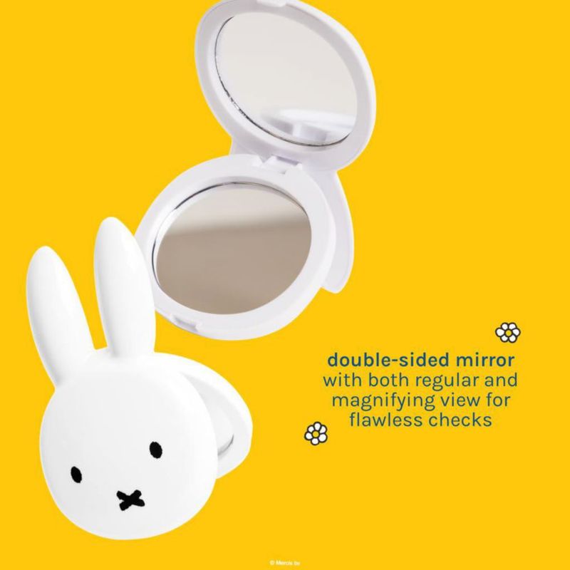 Espejo compacto The Crème Shop Miffy de doble cara HD