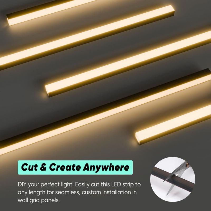 Tira de LED GZBtech 5 m 3000 K regulable e impermeable