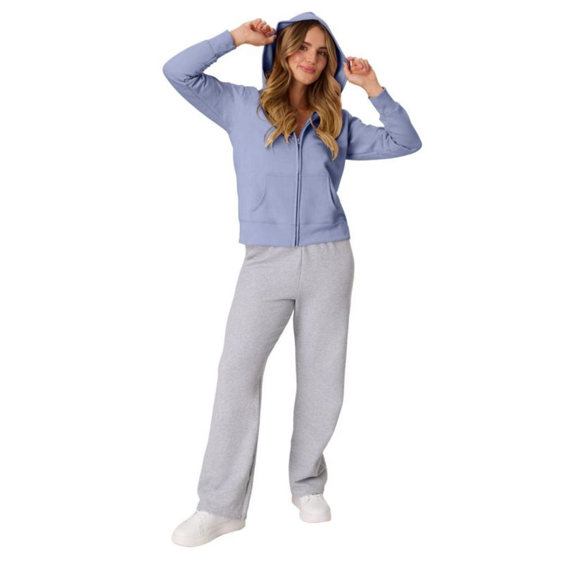 Sudadera con capucha Hanes EcoSmart Fleece de cremallera completa