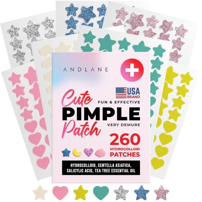 Parche antiacné Andlane 260 piezas Hidrocoloide