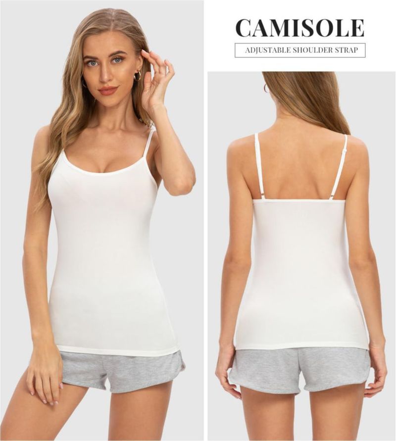 Top sin mangas Rosyline L con tirantes ajustables – Pack de 4